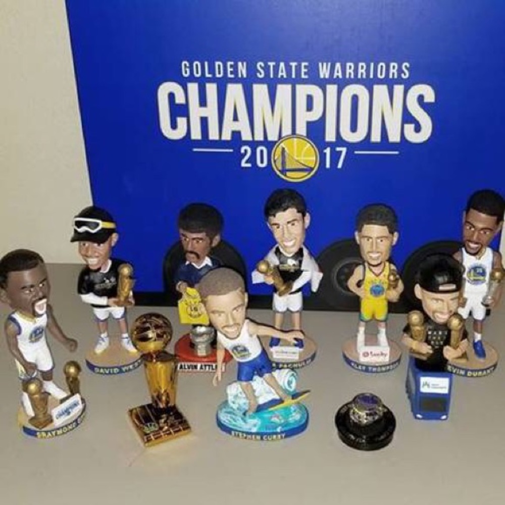 Golden State Warriors 2017 Bobblehead Set (New)
